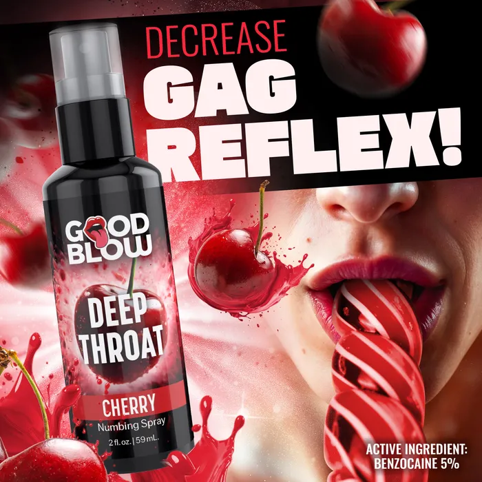 Deep Throat Cherry Numbing Spray Good Blow Male Sex Toys