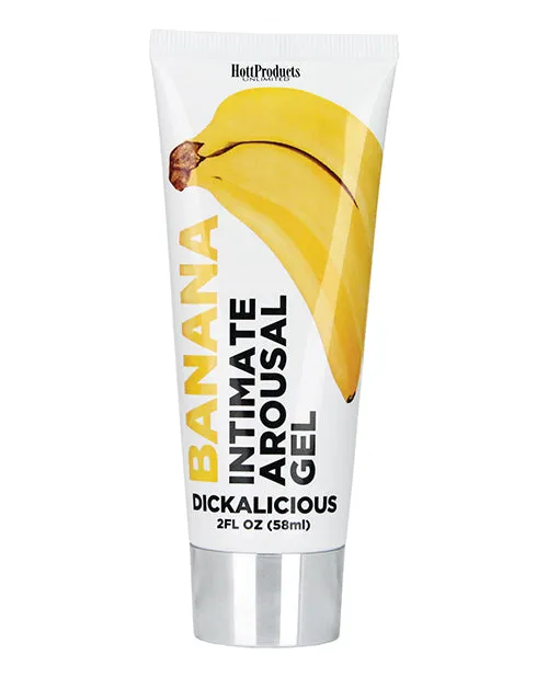Dickalicious Penis Arousal Gel 2 oz Banana Dickalicious Enhancers