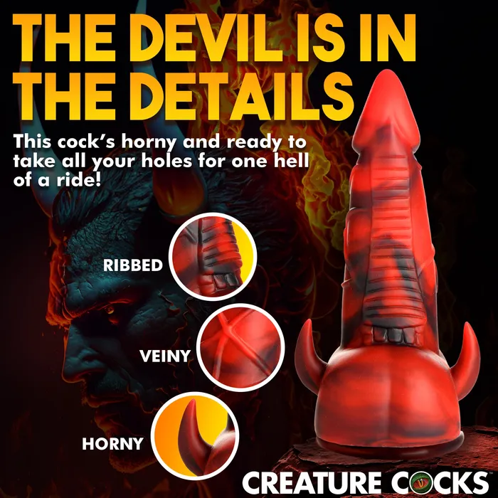 Dildos Creature Cocks Horny Devil Demon Silicone Dildo