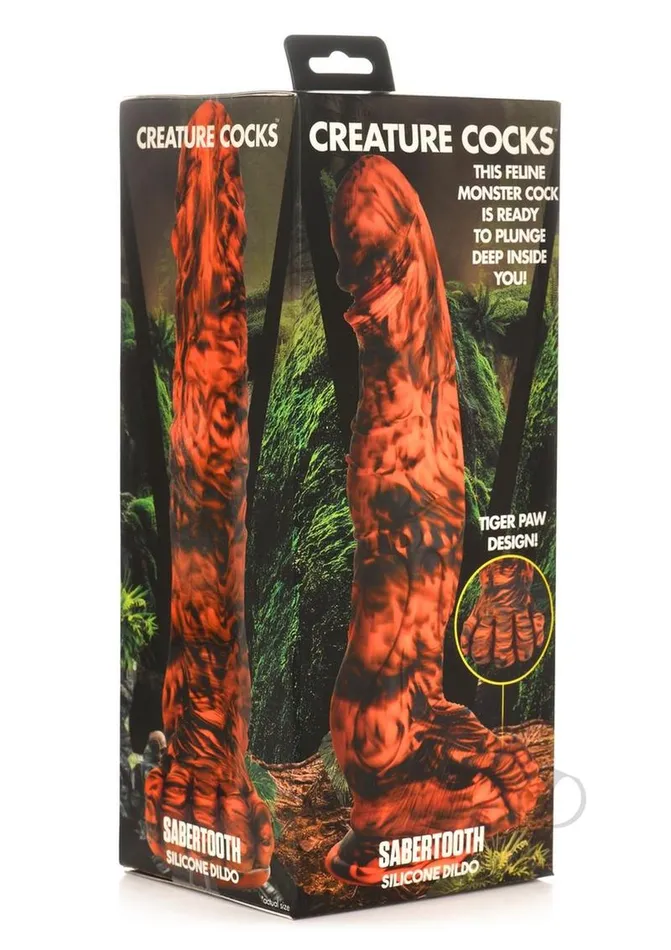 Dildos Creature Cocks Sabretooth Silicone Dildo OrangeBlack Creature Cocks Dildos Creature Cocks Sabretooth Silicone Dildo OrangeBlack Creature Cocks