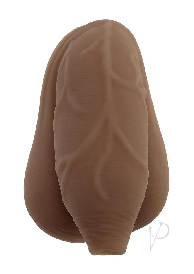 Dildos Gender X Gender X TPE Uncircumsized Packer Dildo Chocolate