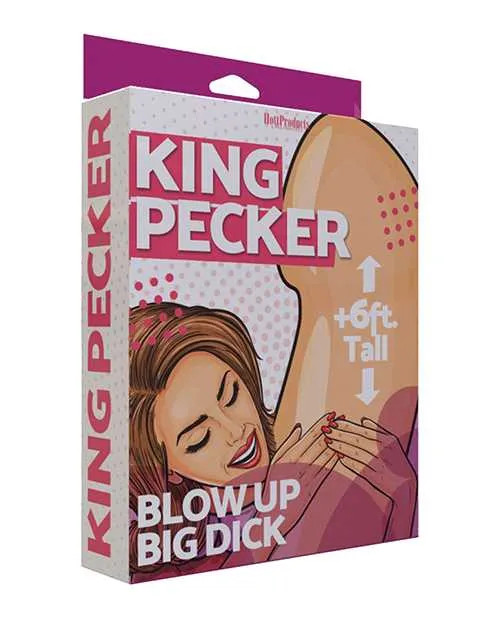 Dildos Hott Products King Pecker Inflatable 5ft Vanilla