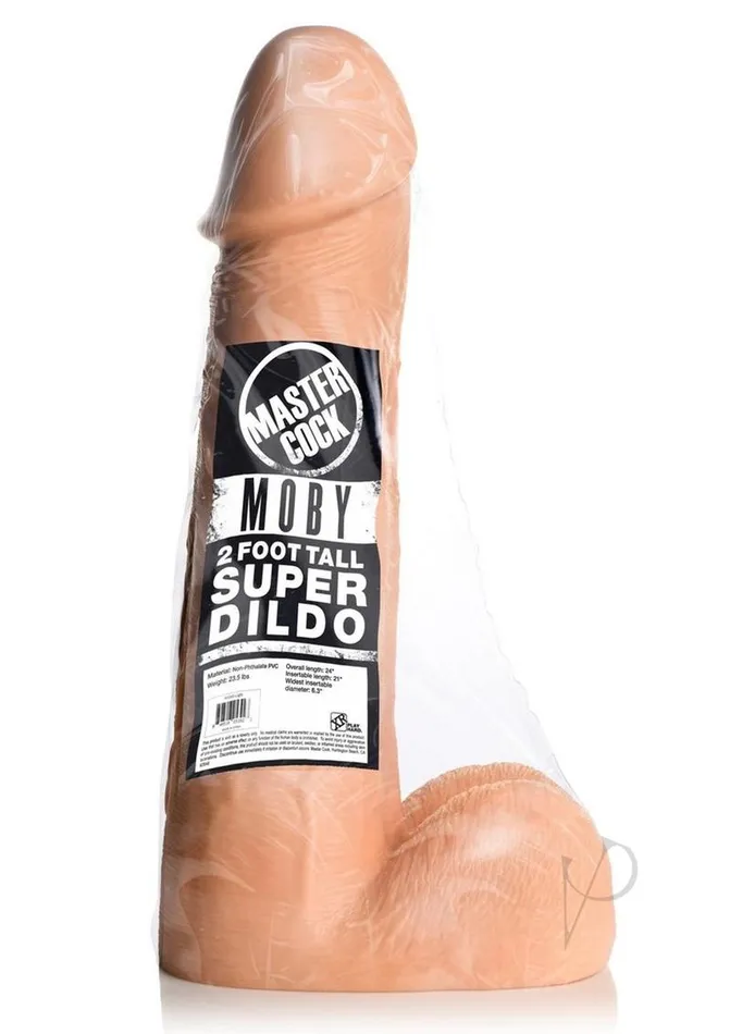 Dildos Master Cock Moby 2 Foot Tall Super Dildo Vanilla Master Cock