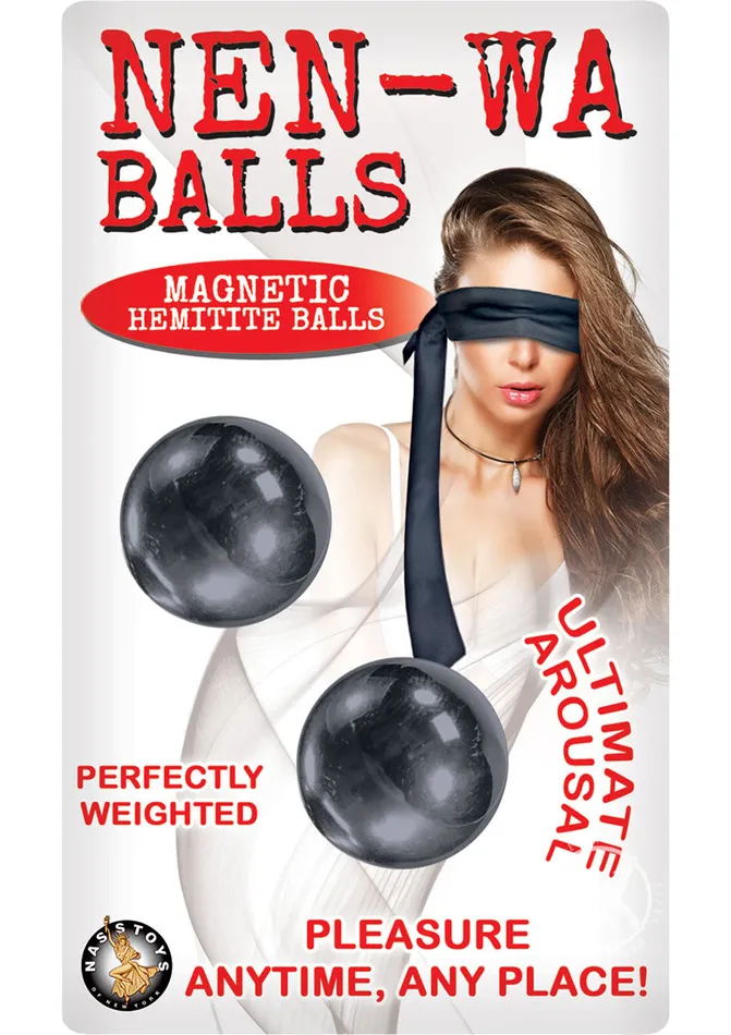 Dildos NenWa Magnetic Hemitite Balls 118in Graphite Nen Wa