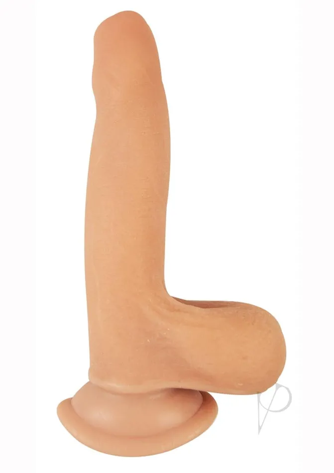 Dildos Realcocks Sliders Uncircumsized Dildo with Balls 6in Vanilla Realcocks