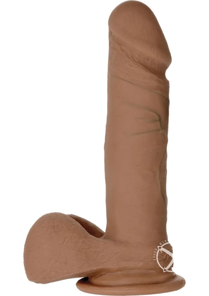 Dildos The Realistic Cock The Realistic Cock Ultraskyn Dildo 6in Caramel