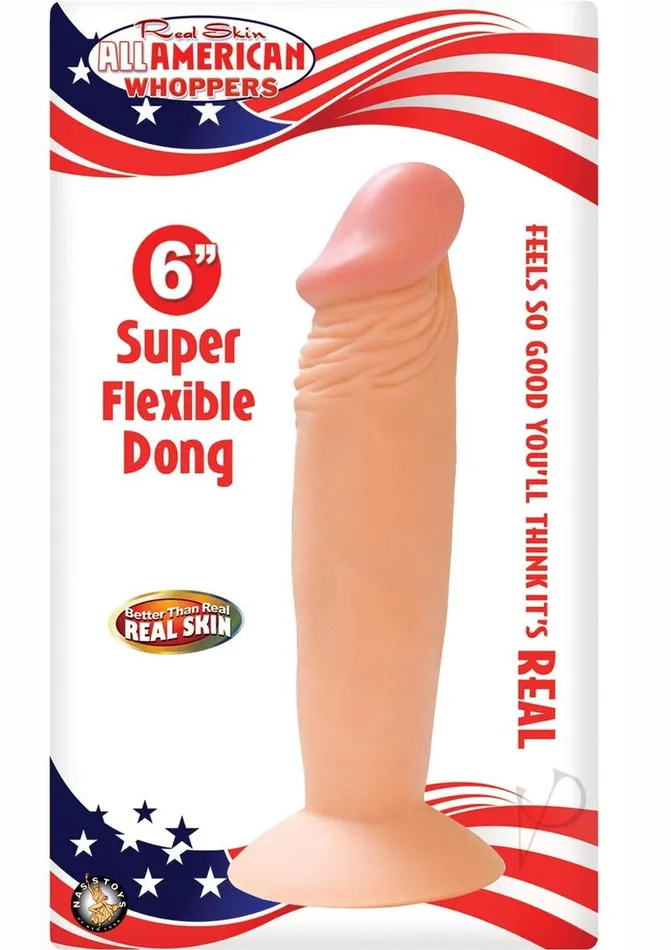 Dildos Whoppers Real Skin All American Whoppers Dildo 6in Vanilla