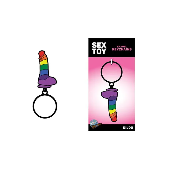 Dildos Wood Rocket Toy Pride Dildo Keychain Rainbow