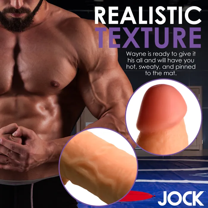 Dildos Wrestling Wayne 7 inch Dildo Curve Toys