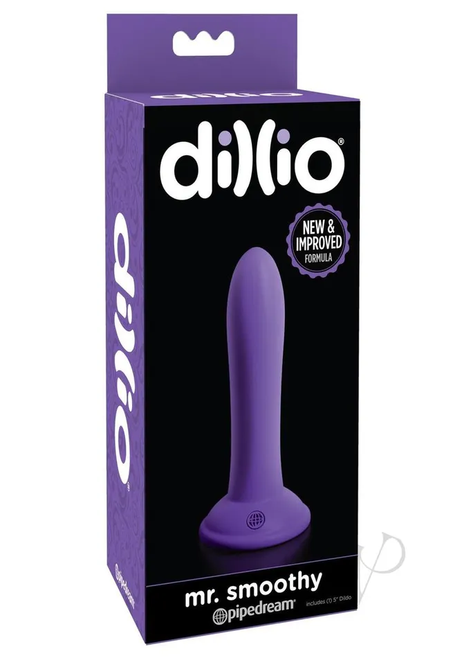 Dillio Dildos Dillio Mr Smoothy Dildo 5in Purple