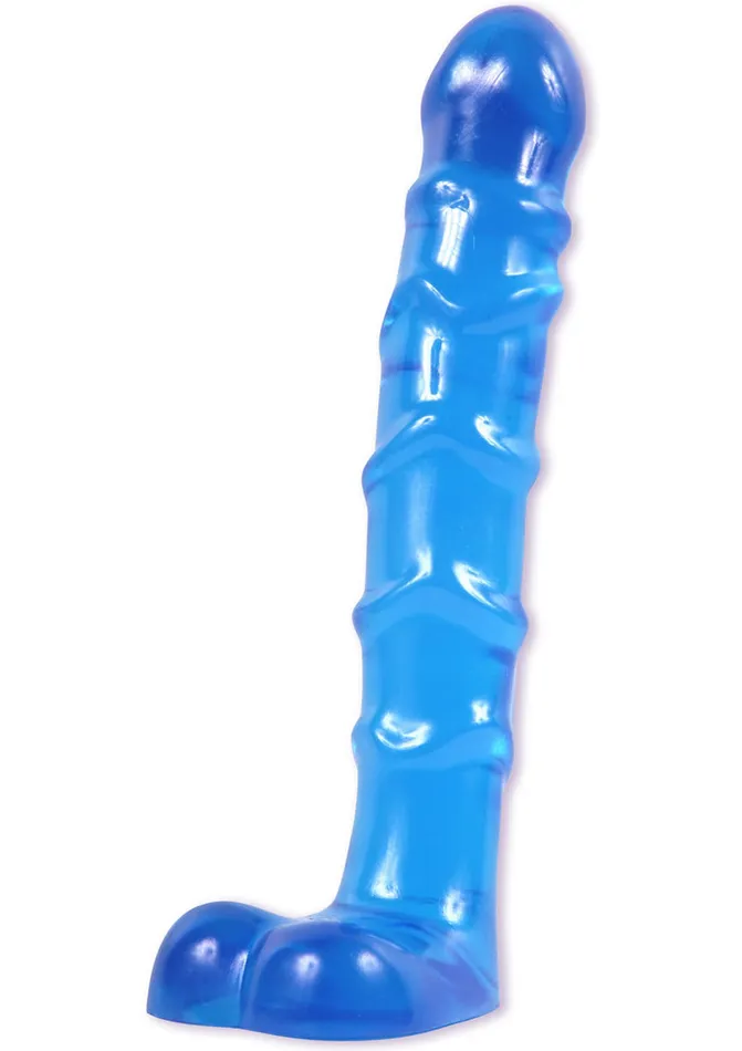 Doc Johnson Anal Raging HardOns Slimline Anal Series Ass Play Ballsy Dildo with Balls 55in Cobalt Blue Doc Johnson Anal Raging HardOns Slimline Anal Series Ass Play Ballsy Dildo with Balls 55in Cobalt Blue
