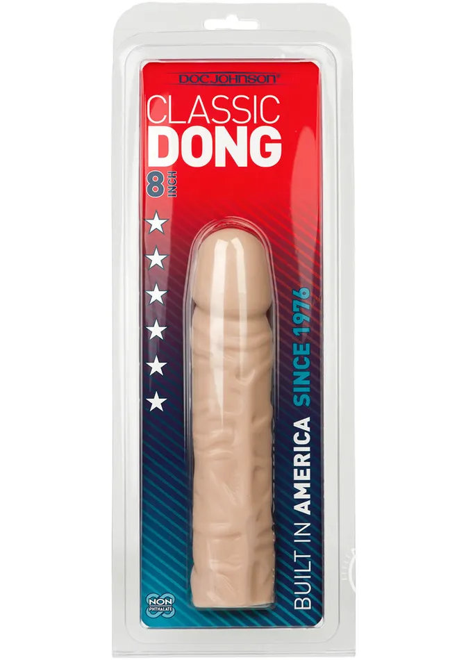 Doc Johnson Dildos Classic Dildo 8in Vanilla