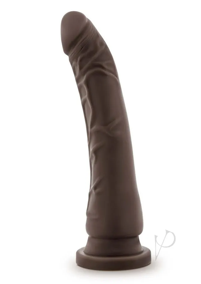 Dr Skin Plus Gold Collection Posable Dildo with Suction Cup 9in Chocolate Dr Skin Female Sex Toys Dr Skin Plus Gold Collection Posable Dildo with Suction Cup 9in Chocolate Dr Skin Female Sex Toys