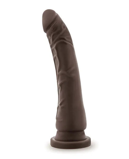 Dr Skin Plus Gold Collection Posable Dildo with Suction Cup 9in Chocolate Dr Skin Female Sex Toys Dr Skin Plus Gold Collection Posable Dildo with Suction Cup 9in Chocolate Dr Skin Female Sex Toys