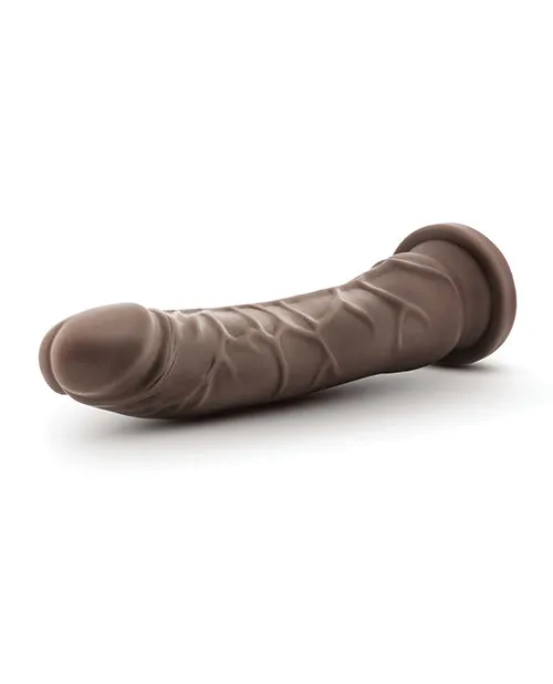 Dr Skin Plus Gold Collection Posable Dildo with Suction Cup 9in Chocolate Dr Skin Female Sex Toys Dr Skin Plus Gold Collection Posable Dildo with Suction Cup 9in Chocolate Dr Skin Female Sex Toys