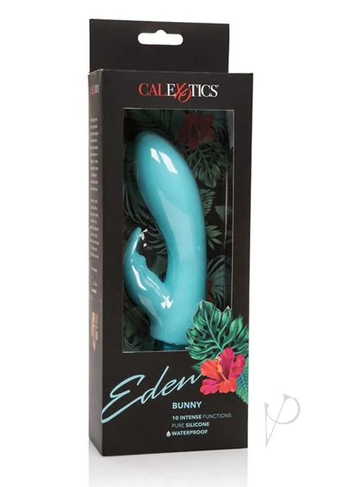 Eden Female Sex Toys Eden Bunny Silicone Rabbit Vibrator Waterproof Blue
