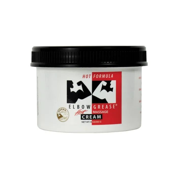 Elbow Grease Vibrators Elbow Grease Hot Cream 9 oz Jar