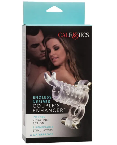 Endless Desires Couples Enhancer with Removable Bullets 425in Clear Couples Enhancers Couples Endless Desires Couples Enhancer with Removable Bullets 425in Clear Couples Enhancers Couples