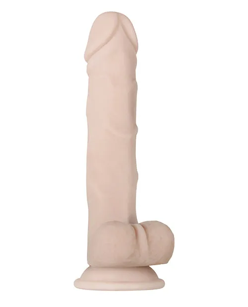 Evolved Dildos Real Supple Poseable Dildo with Balls 95in Vanilla