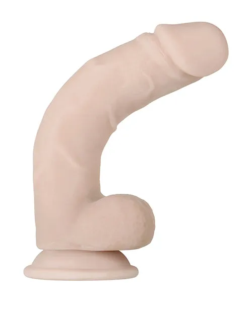 Evolved Dildos Real Supple Poseable Dildo with Balls 95in Vanilla