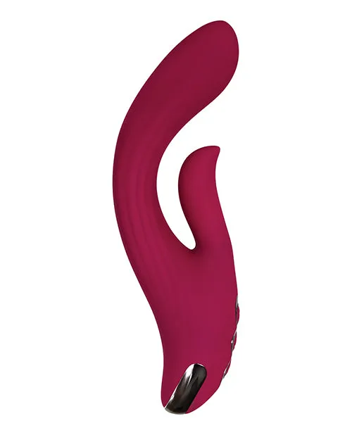 Evolved Female Sex Toys Red Dream Rechargeable Silicone Vibrator Burgundy