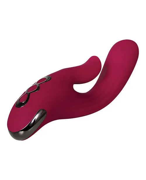 Evolved Female Sex Toys Red Dream Rechargeable Silicone Vibrator Burgundy
