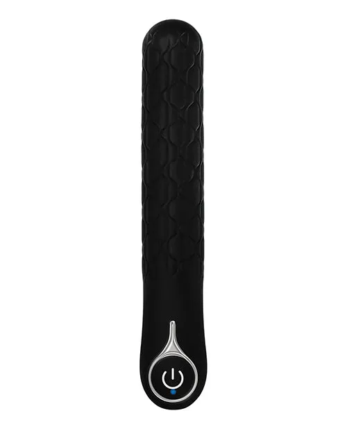 Evolved Vibrators Evolved Quilted Love Rechargeable Vibrator Black Evolved Vibrators Evolved Quilted Love Rechargeable Vibrator Black