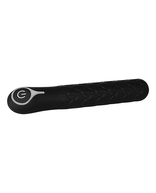 Evolved Vibrators Evolved Quilted Love Rechargeable Vibrator Black Evolved Vibrators Evolved Quilted Love Rechargeable Vibrator Black