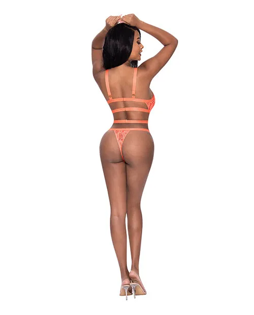 Exposed Male Sex Toys Rude Awakening Strappy Teddy Orange LXL Exposed Male Sex Toys Rude Awakening Strappy Teddy Orange LXL