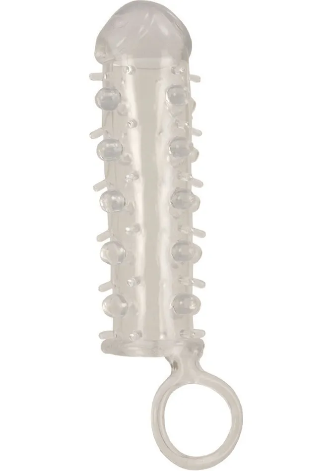 Extensions Male Sex Toys Stud Extender with Support Ring 55in Clear Extensions Male Sex Toys Stud Extender with Support Ring 55in Clear
