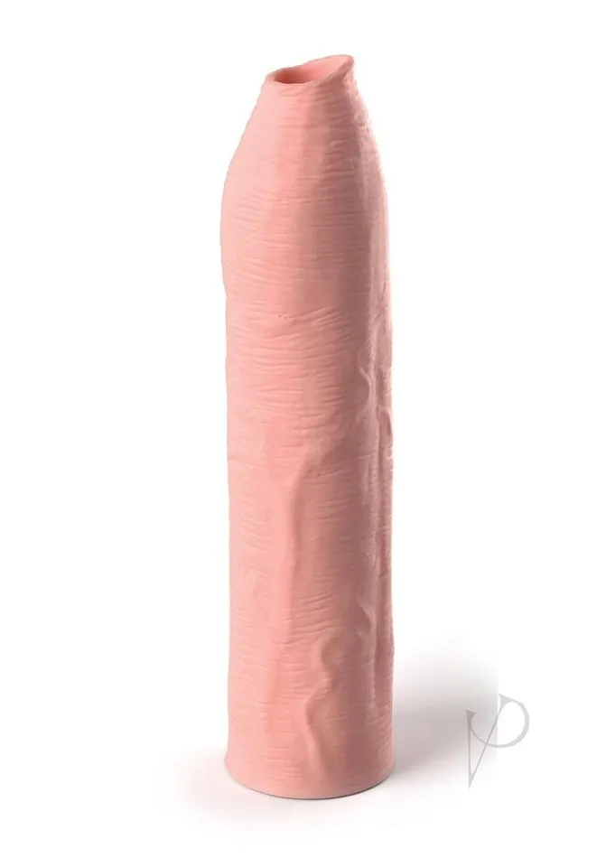 Fantasy X Tensions Male Sex Toys Fantasy XTensions Elite Silicone Uncut Extension Sleeve 7in Vanilla