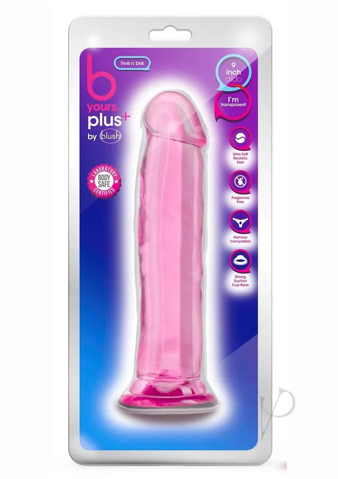 Female Sex Toys B Yours B Yours Plus Thrill n Drill Realistic Dildo 9in Pink Female Sex Toys B Yours B Yours Plus Thrill n Drill Realistic Dildo 9in Pink