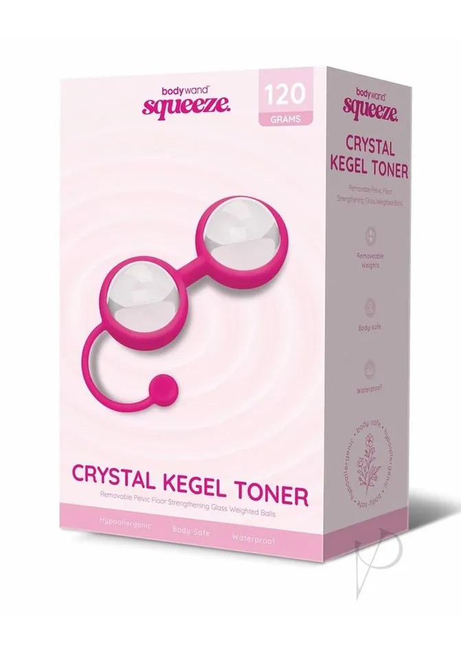 Female Sex Toys Bodywand Bodywand Squeeze Crystal Kegel Toner Weighted 120G Female Sex Toys Bodywand Bodywand Squeeze Crystal Kegel Toner Weighted 120G