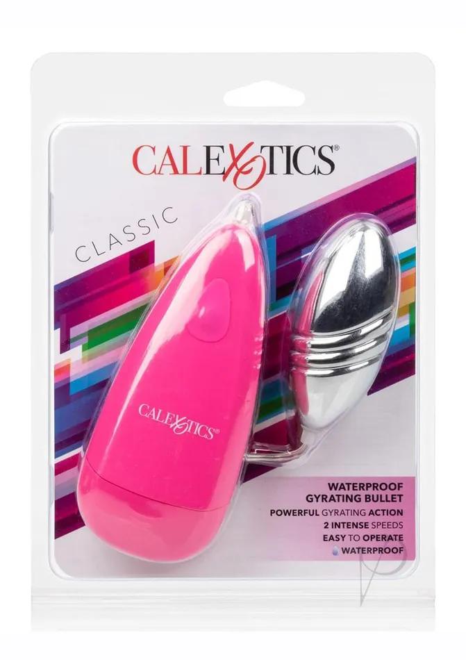 Female Sex Toys Bullets Gyrating Bullet with Wired Remote Control Pink