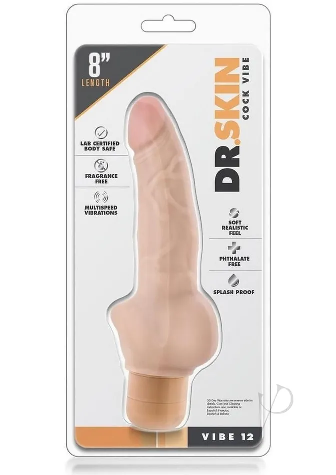 Female Sex Toys Dr Skin Dr Skin Silver Collection Cock Vibe 12 Vibrating Dildo 8in Vanilla Female Sex Toys Dr Skin Dr Skin Silver Collection Cock Vibe 12 Vibrating Dildo 8in Vanilla