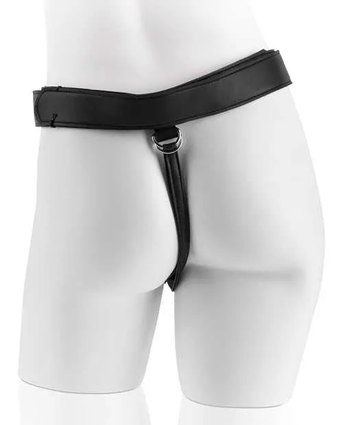Female Sex Toys King Cock Strap on Harness with Dildo 6in Vanilla King Cock