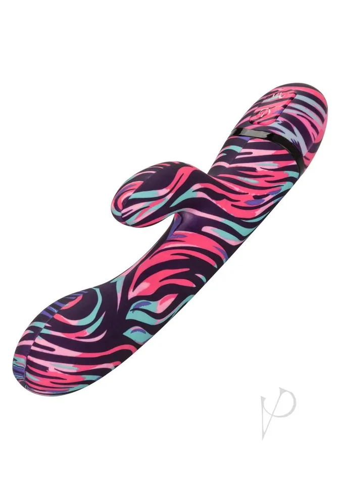 Female Sex Toys Naughty Bits Naughty Bits Menage A Moi Silicone Rechargeable Dual Wand Multicolor