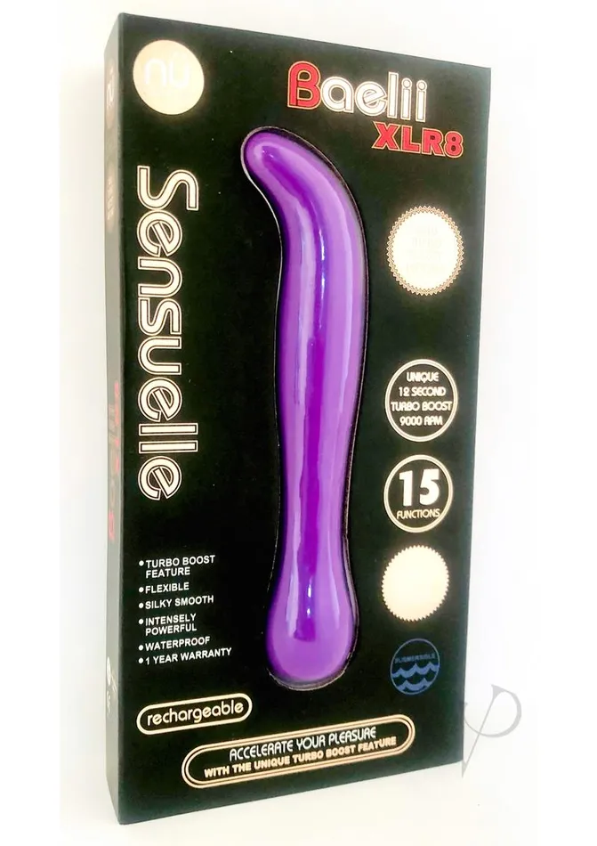 Female Sex Toys Nu Sensuelle Nu Sensuelle Baelii XLR8 Rechargeable Silicone GSpot Vibrator Ultra Violet Female Sex Toys Nu Sensuelle Nu Sensuelle Baelii XLR8 Rechargeable Silicone GSpot Vibrator Ultra Violet