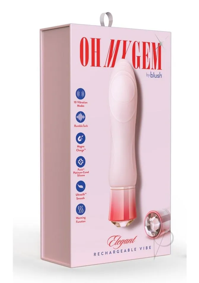 Female Sex Toys Oh My Gem Oh My Gem Elegant Rechargeable Silicone Vibrator Morganite Pink Female Sex Toys Oh My Gem Oh My Gem Elegant Rechargeable Silicone Vibrator Morganite Pink