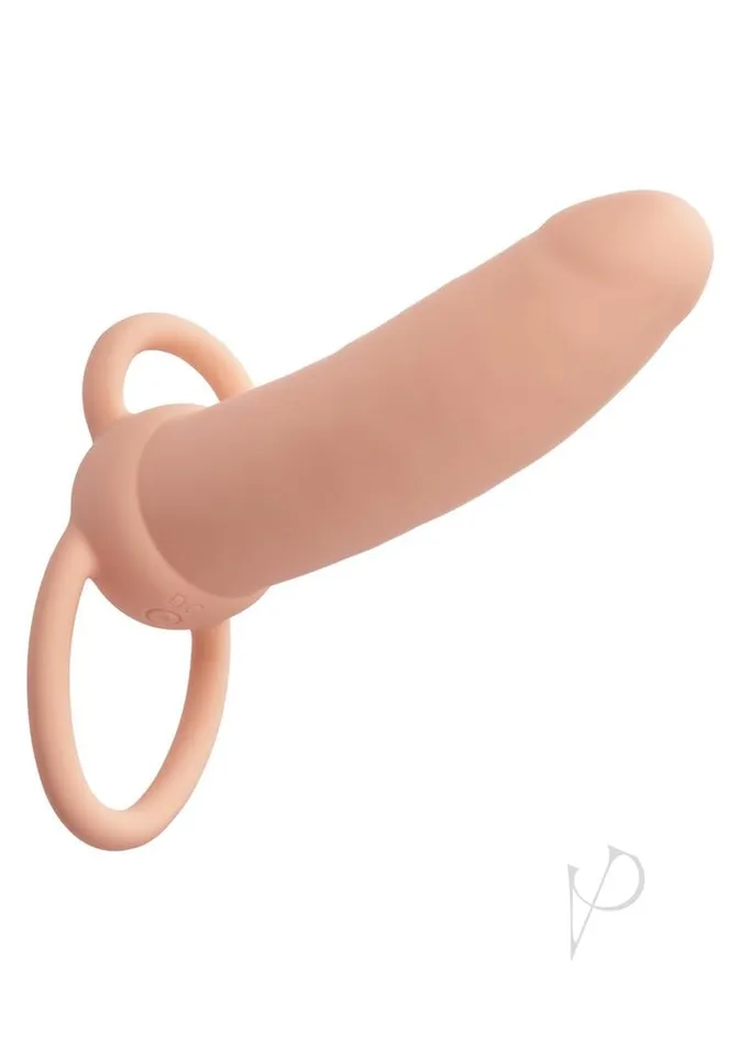 Female Sex Toys Performance Maxx Performance Maxx Rechargeable Silicone Thick Dual Penetrator Extender Vanilla