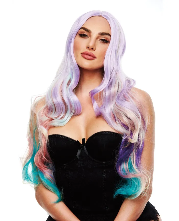 Female Sex Toys Pleasure Wigs Pleasure Wigs Ella Pastel Rainbow