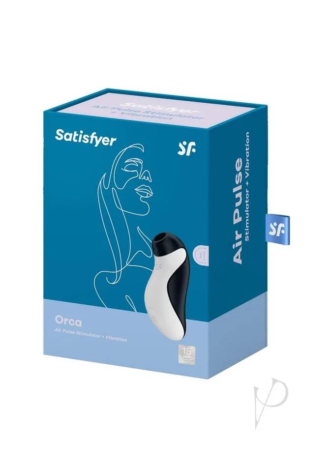 Female Sex Toys Satisfyer Orca Rechargeable Silicone Clitoral Stimulator BlackWhite Satisfyer Female Sex Toys Satisfyer Orca Rechargeable Silicone Clitoral Stimulator BlackWhite Satisfyer