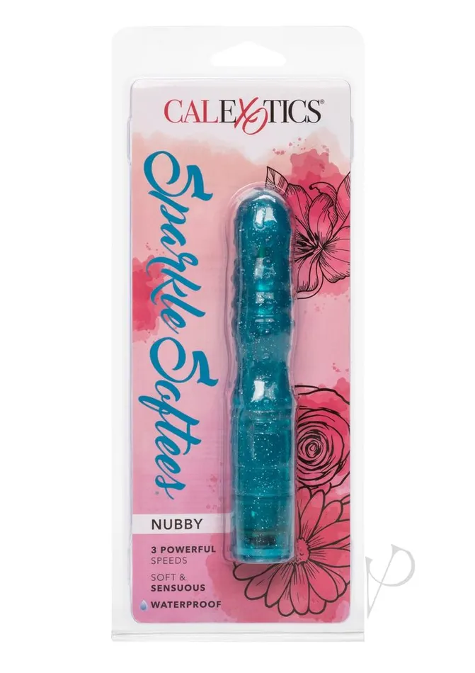 Female Sex Toys Sparkle Sparkle Softees Nubbie Vibrator Teal
