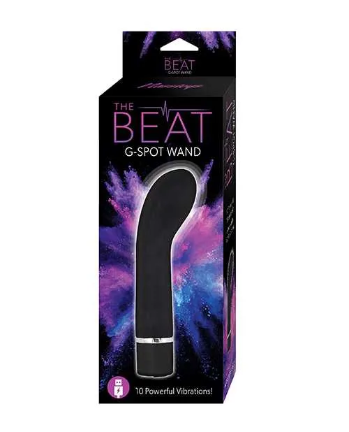 Female Sex Toys The Beat GSpot Rechargeable Silicone Vibrator Black The Beat