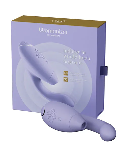 Female Sex Toys Womanizer Duo 2 Silicone Rechargeable Clitoral and GSpot Stimulator Lilac Womanizer