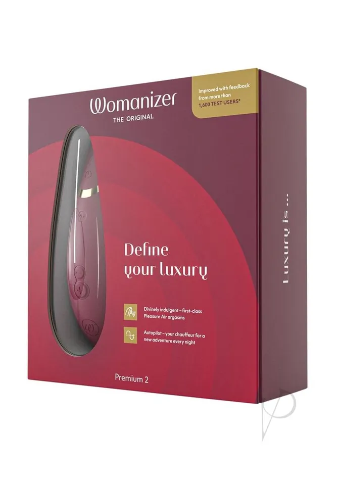 Female Sex Toys Womanizer Womanizer Premium 2 Rechargeable Silicone Clitoral Stimulator Bordeaux Female Sex Toys Womanizer Womanizer Premium 2 Rechargeable Silicone Clitoral Stimulator Bordeaux