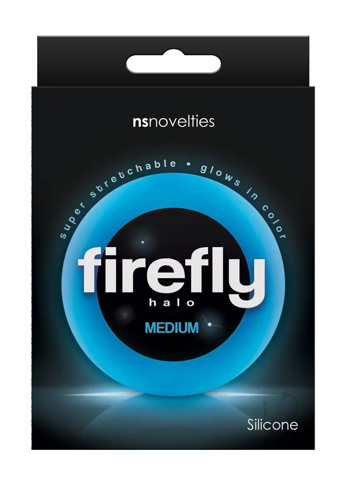 Firefly Halo Medium Silicone Cock Ring Glow In The Dark Blue Firefly Male Sex Toys Firefly Halo Medium Silicone Cock Ring Glow In The Dark Blue Firefly Male Sex Toys