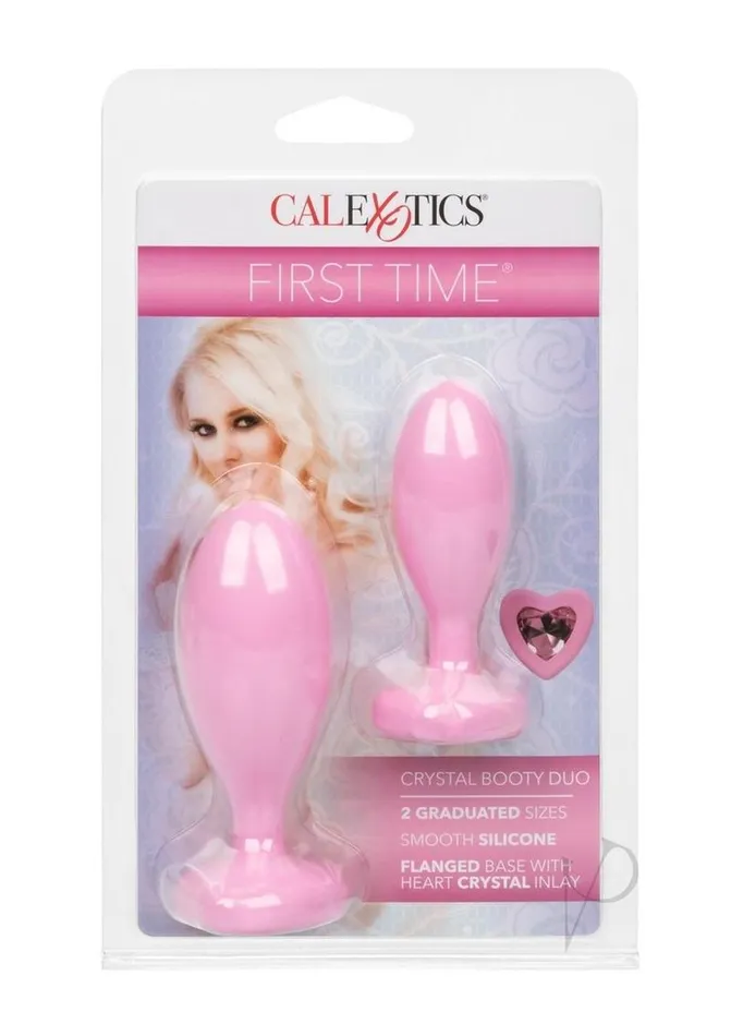 First Time Male Sex Toys First Time Crystal Booty Duo Silicone Anal Plug 2 Pack Pink First Time Male Sex Toys First Time Crystal Booty Duo Silicone Anal Plug 2 Pack Pink