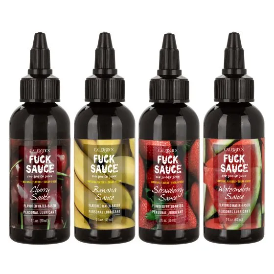 Fuck Sauce Flavored Variety 4 Pk 2 Oz Each SimpleeDiscreet Vibrators