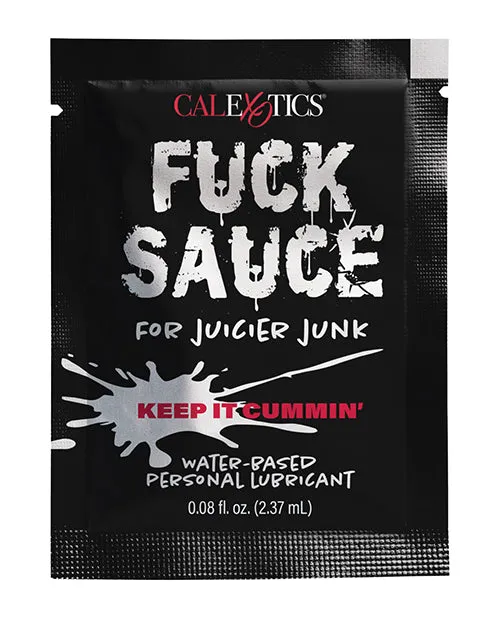 Fuck Sauce Water Based Personal Lubricant Sachet 08 oz Fuck Sauce Lubricants